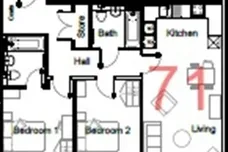 605 Armstrong House, Fletton Quays, Peterborough floorplan 1 out of 1