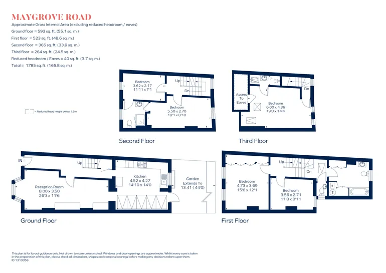 Floorplan 1 for Maygrove Road, London, NW6