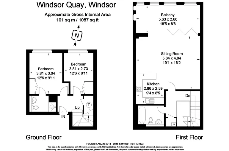 Floorplan 1 for Farm Yard, Windsor, SL4