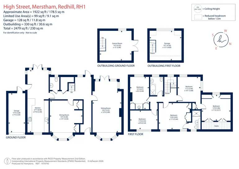 Floorplan 1 for High Street, Redhill, RH1