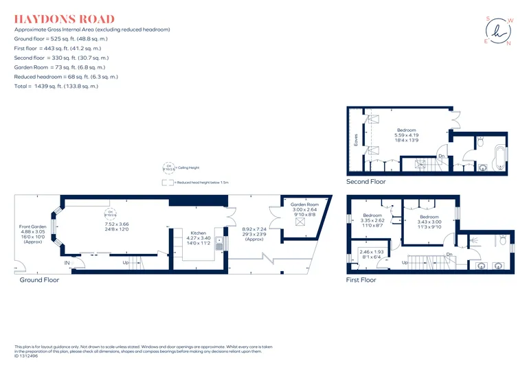 Floorplan 1 for Haydons Road, London, SW19