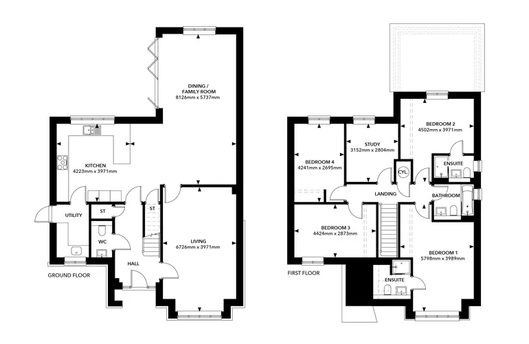 Floorplan 1 for Otway Close, Tadworth, KT20