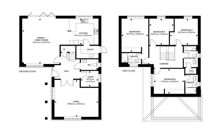 Floorplan 1 for Otway Close, Tadworth, KT20