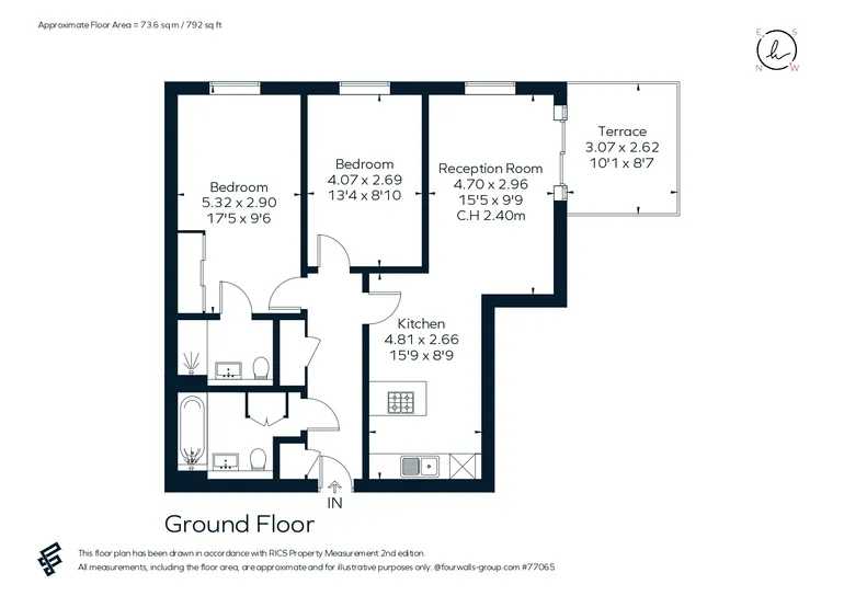 Floorplan 1 for Broomfield Street, E14