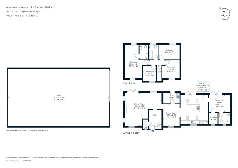 Floorplan 1 for Hardwick Lane Studley B80
