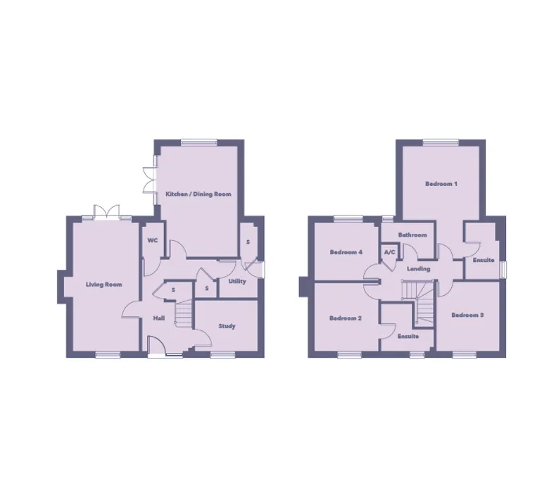 Floorplan 1 for Riverside Rise Allington SP4
