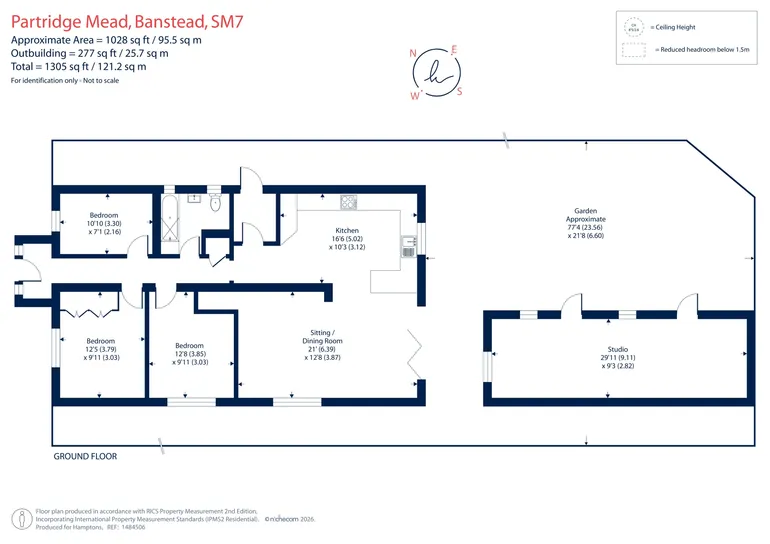Floorplan 1 for Partridge Mead, Banstead, SM7