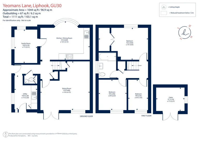 Floorplan 1 for Yeomans Lane, Liphook, GU30