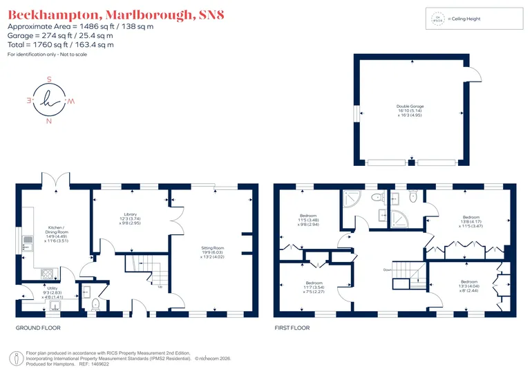 Floorplan 1 for Beckhampton, Marlborough, SN8