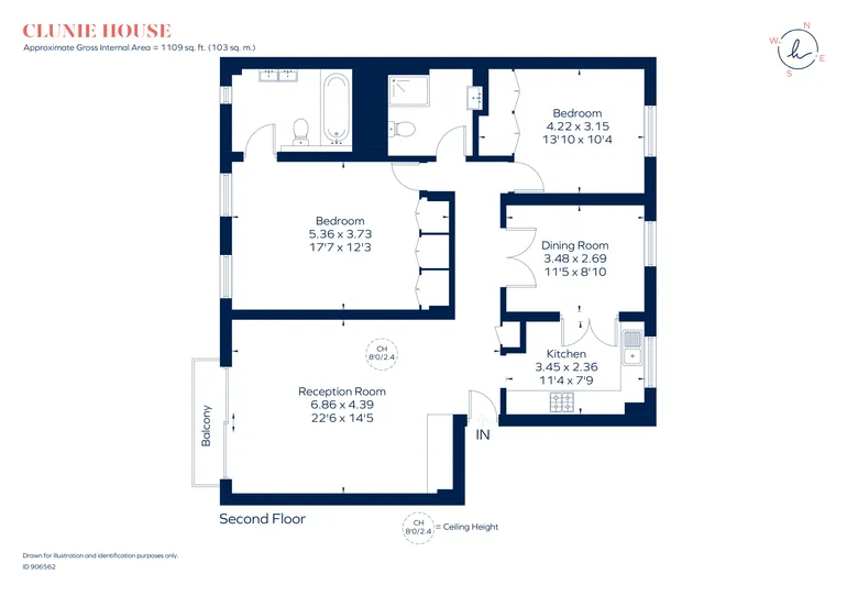 Floorplan 1 for Hans Place Knightsbridge SW1X