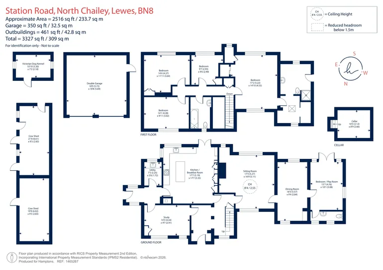 Floorplan 1 for Station Road, North Chailey, BN8
