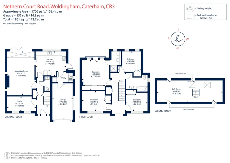 Floorplan 1 for Nethern Court Road, Caterham, CR3