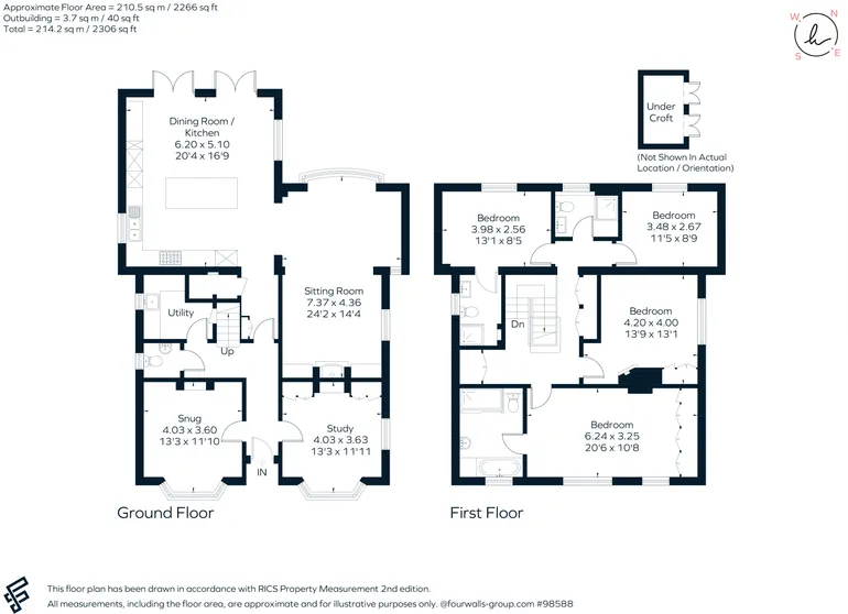 Floorplan 1 for Fairfield Park Road, Bath, BA1