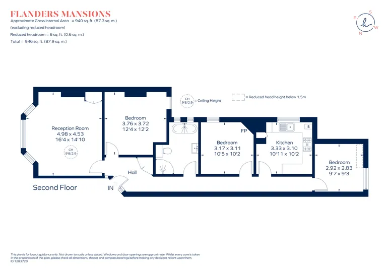 Floorplan 1 for Flanders Road London W4