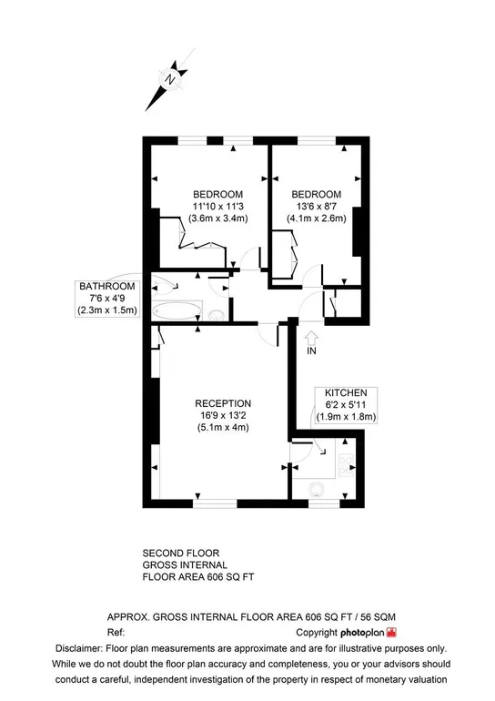Floorplan 1 for Goldhurst Terrace London NW6