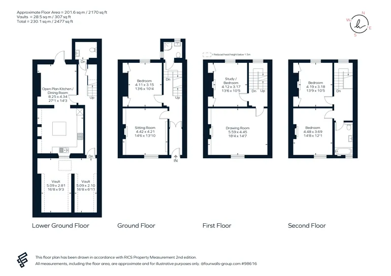 Floorplan 1 for Southcot Place, Bath, BA2