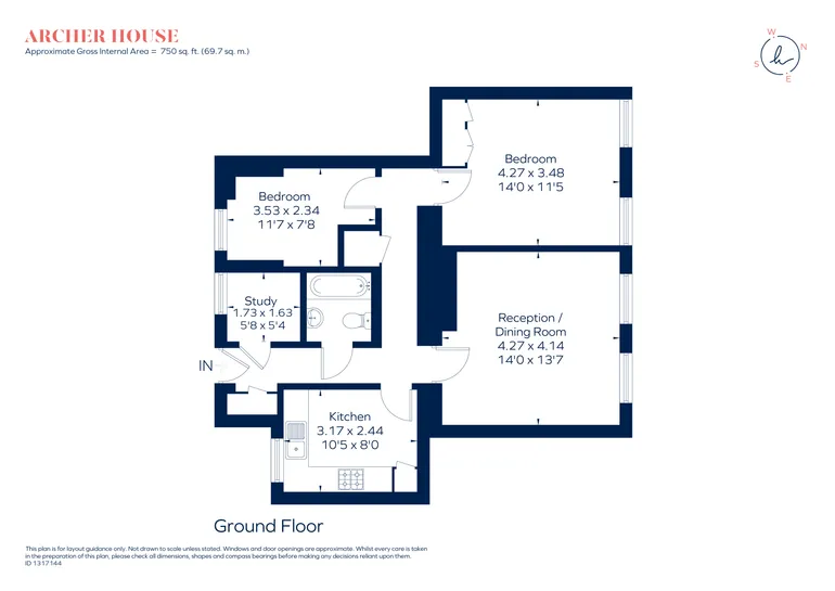Floorplan 1 for Vicarage Crescent London SW11