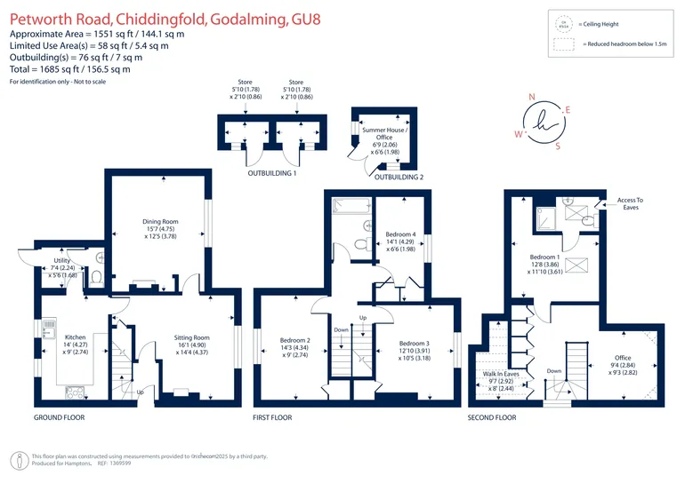 Floorplan 1 for Petworth Road Chiddingfold GU8