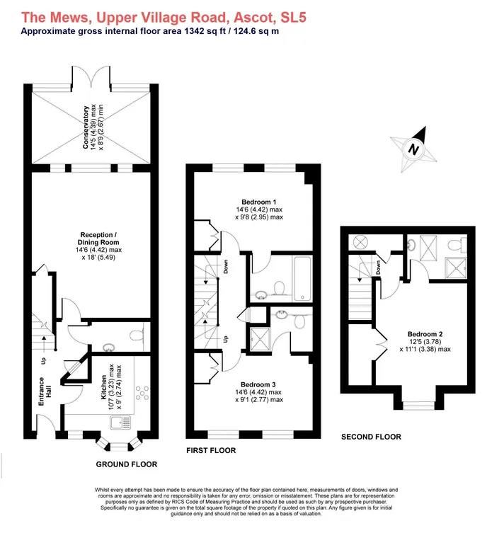 Floorplan 1 for Upper Village Road, Ascot SL5
