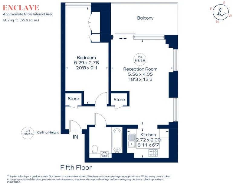 Floorplan 1 for Camley Street Kings Cross N1C