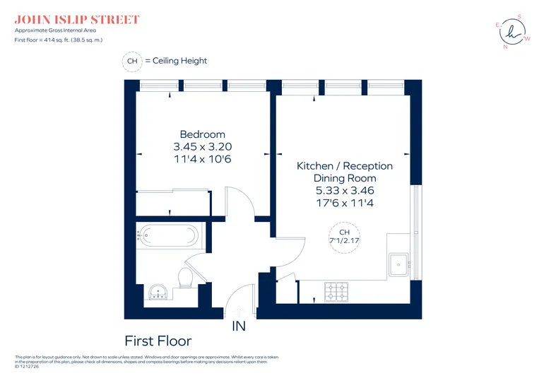 Floorplan 1 for John Islip Street London SW1P