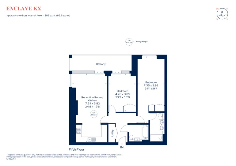 Floorplan 1 for Camley Street Kings Cross NW1