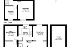 Taff Vale Estate, Edwardsville, Treharris floorplan 2 out of 2