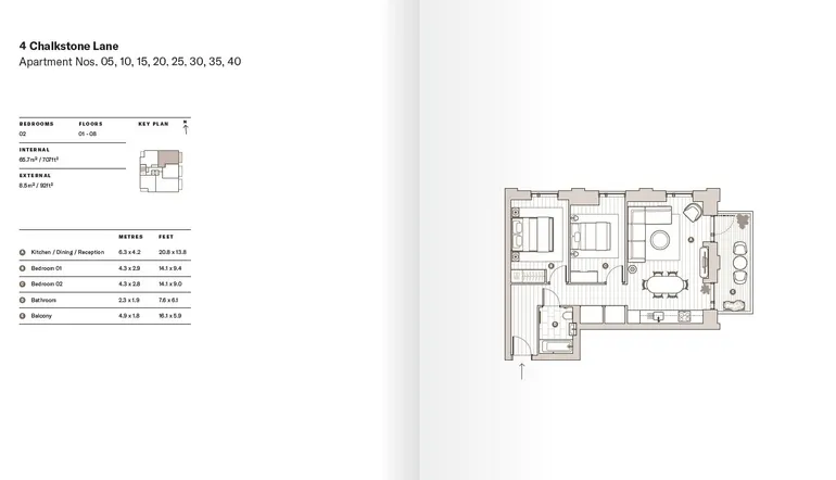 Floorplan 1 for Vabel, Chalkstone Lane, London, SE10