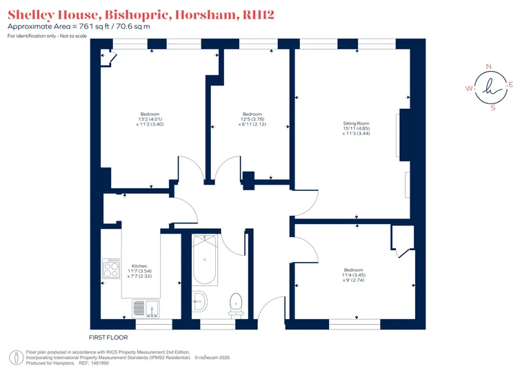 Floorplan 1 for Bishopric Horsham RH12