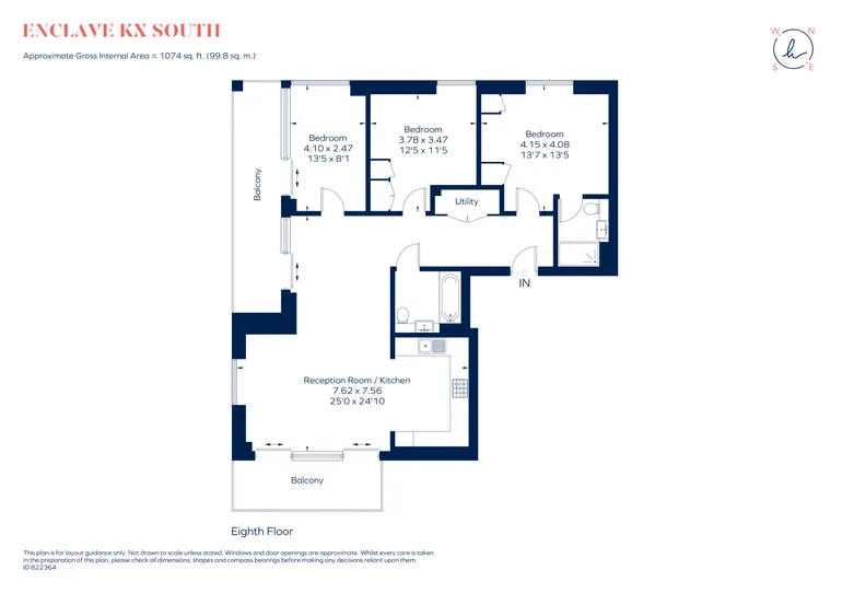Floorplan 1 for Camley Street NW1