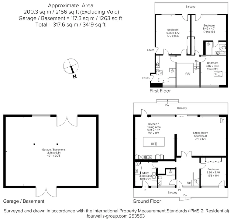 Floorplan 1 for Ham Island Old Windsor SL4