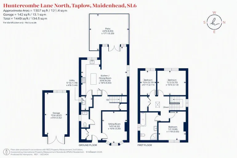 Floorplan 1 for Huntercombe Lane North, Taplow, Maidenhead, SL6