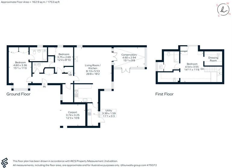 Floorplan 1 for Cricketers Lane, Windlesham, GU20