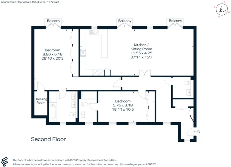 Floorplan 1 for Brocas Street, Windsor, SL4