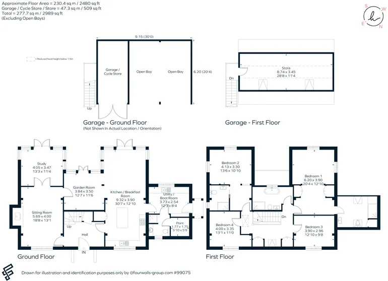 Floorplan 1 for Brenchley Road, Horsmonden, TN12