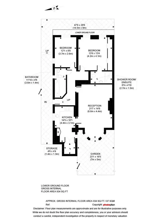 Floorplan 1 for Priory Road London NW6
