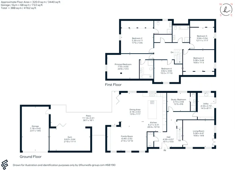 Floorplan 1 for Horton Road, Datchet, SL3