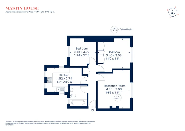 Floorplan 1 for Merton Road, London, SW18