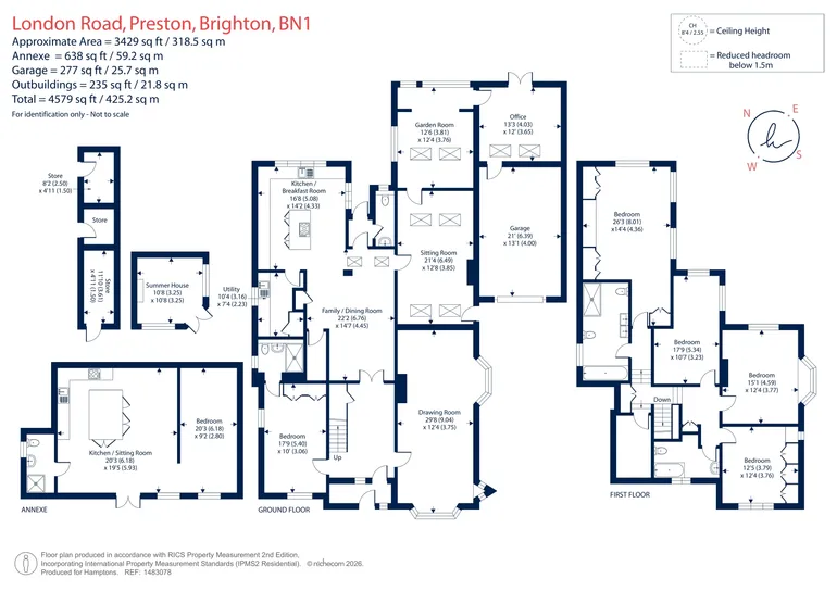 Floorplan 1 for London Road, Brighton, BN1