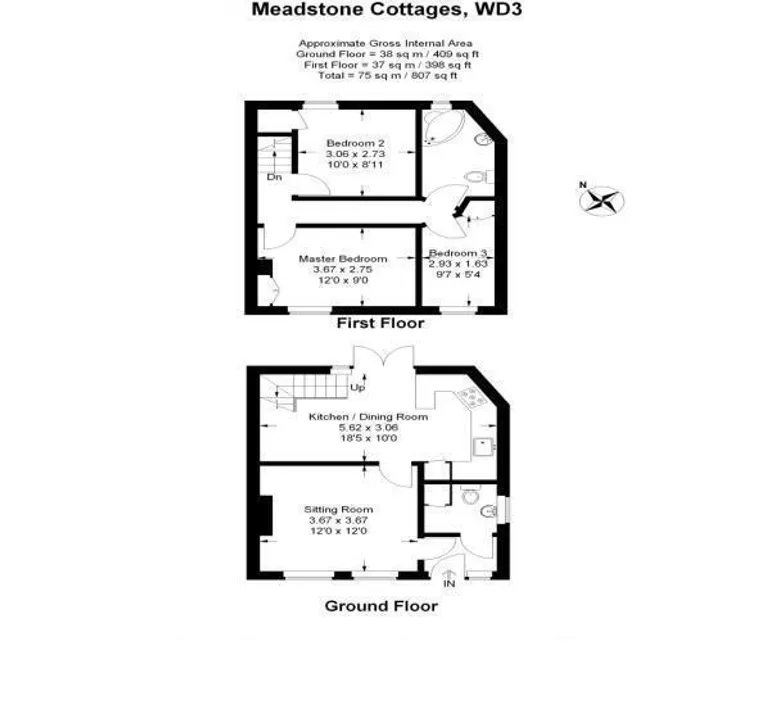 Floorplan 1 for Chorleywood Bottom Chorleywood WD3