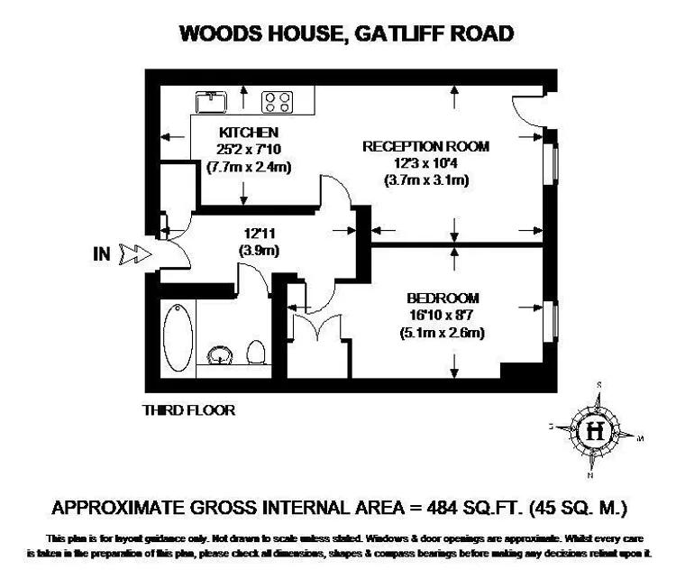 Floorplan 1 for Grosvenor Waterside Chelsea SW1W
