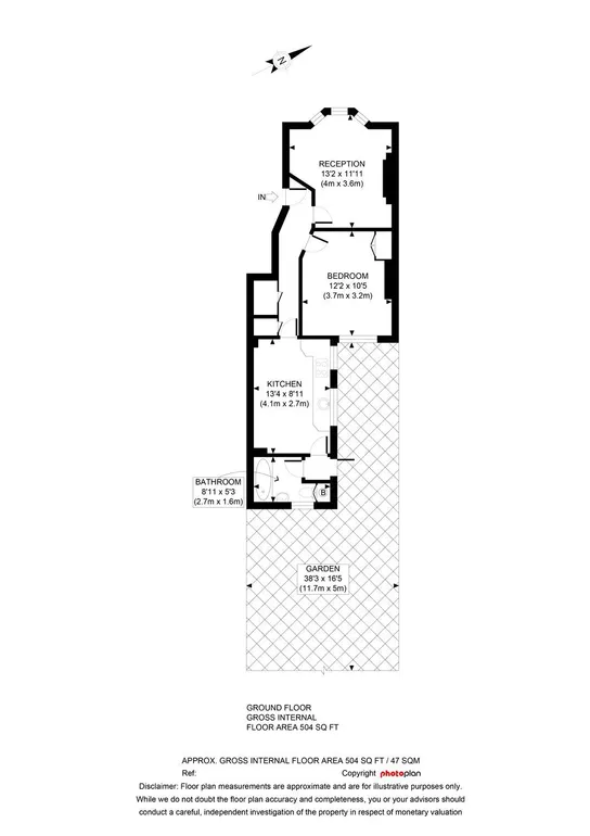 Floorplan 1 for Fifth Avenue London W10