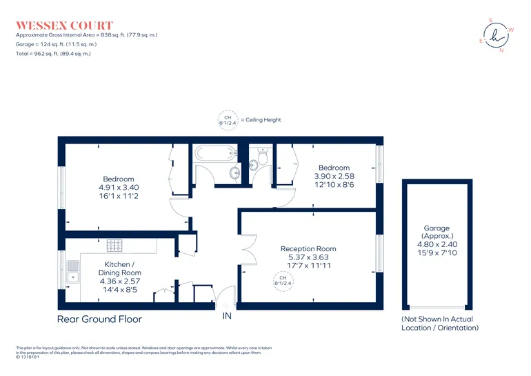 Floorplan 1 for Putney Hill, London, SW15