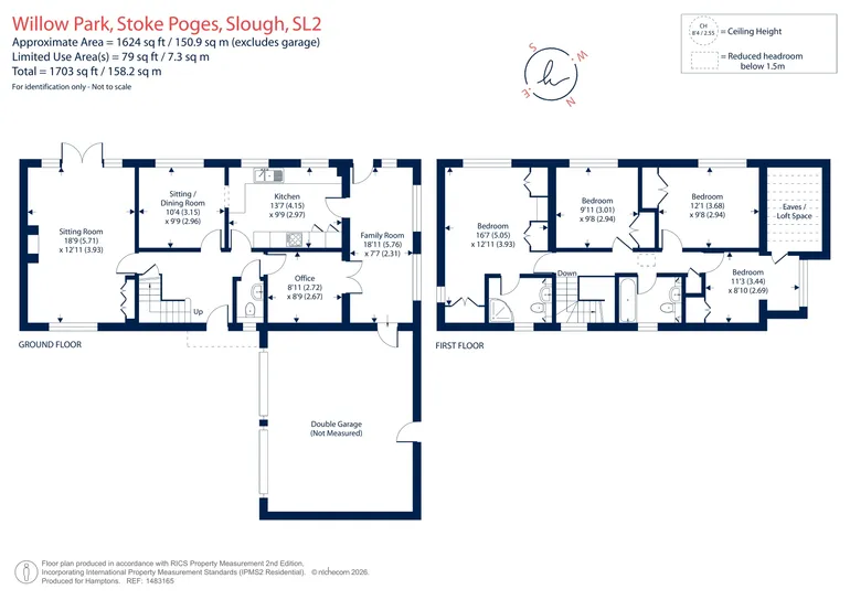 Floorplan 1 for Willow Park, Stoke Poges, SL2