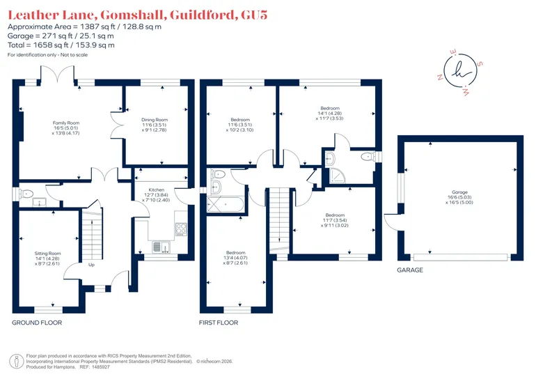 Floorplan 1 for Leather Lane Gomshall GU5