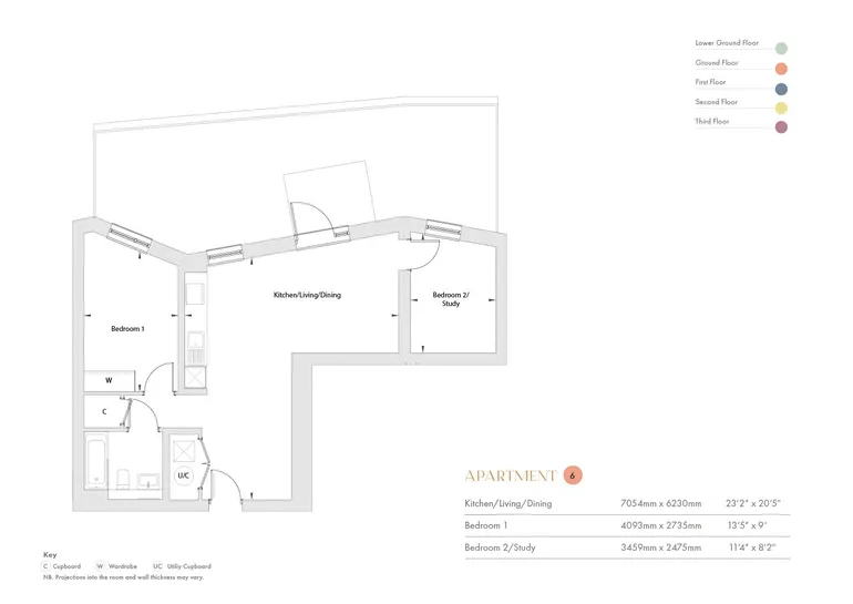 Floorplan 1 for Walton Street, Aylesbury, HP20