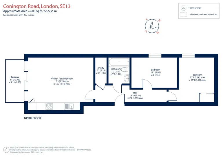 Floorplan 1 for Conington Road, London, SE13