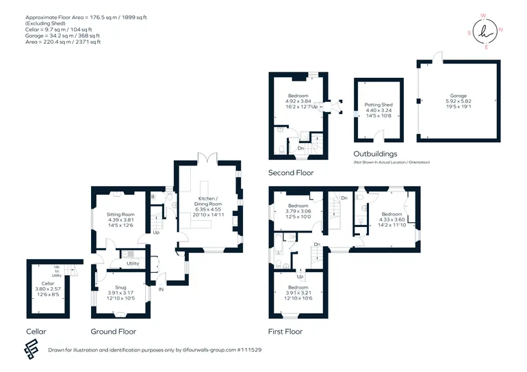 Floorplan 1 for Daglingworth, Cirencester, GL7