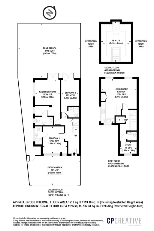 Floorplan 1 for Plot 1 Maxwelton Close, London, NW7