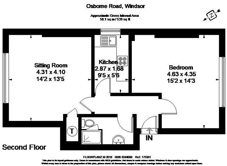 Floorplan 1 for 29 Osborne Road Windsor SL4
